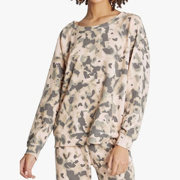 NWT Wildfox Sommers Crewneck Pullover Sweatshirt in Tortoise Shell - Picture 2 of 7